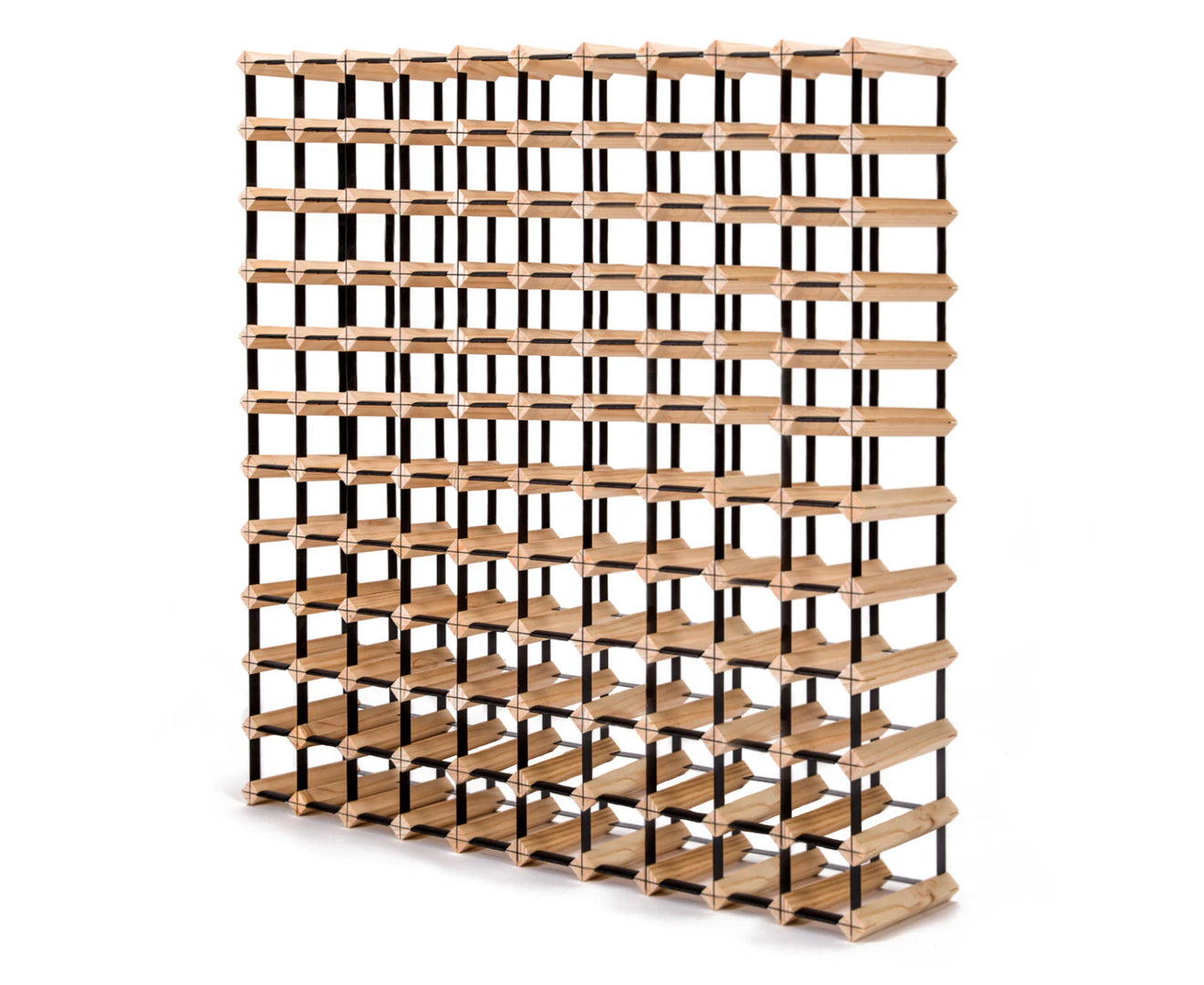 Stainless Steal Neat Wine Rack - (120 Bottle)