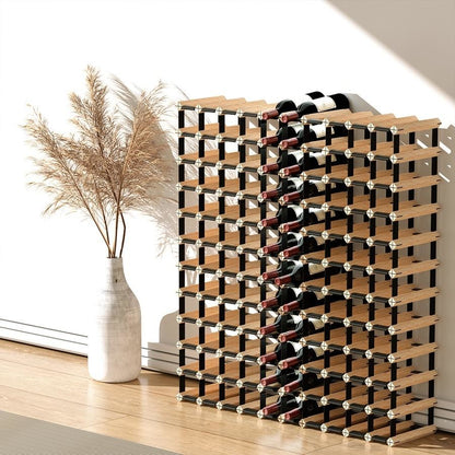 Stainless Steel Neat Wine Rack - (72 Bottle)