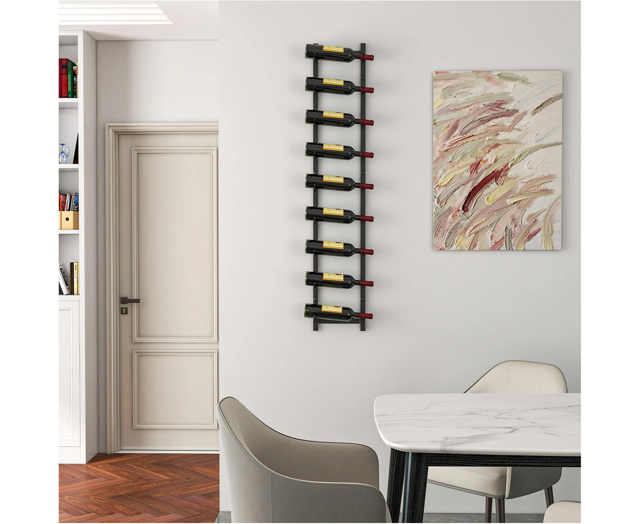 Luxury Wall Mounted Wine Rack - Screw to Wall