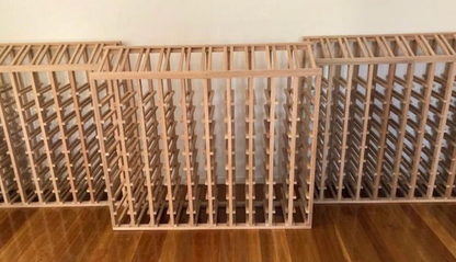 Natural Bamboo Wooden Wine Rack (72 Bottles)